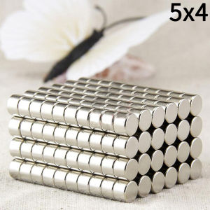 Bộ 50 Nam Châm Tròn 5x4mm Bộ Đĩa Từ Siêu Mạnh Vĩnh Cửu Cho Tủ Lạnh Dự Án Khoa Học Xây Dựng DIY
