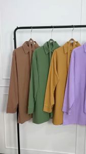 SV 6399 - Levion Mini Dress | Silvervogue | Gaun Katun Linen Mini Pakaian Wanita