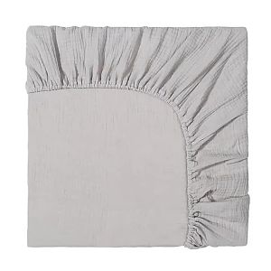 Soft And Breathable Muslin Fitted Crib Sheets 100% Cotton White Baby Crib Sheets