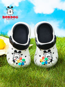 Bobdog Childrens Slippers 2024 Summer Indoor Clog Shoes for Boys And Girls Toddler Cotton Slippers Comfortable Breathable