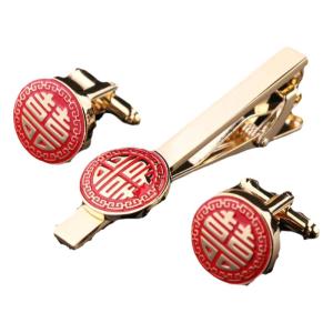 LIESHANG | Wedding Festive Cufflinks and Tie Clip Boxed