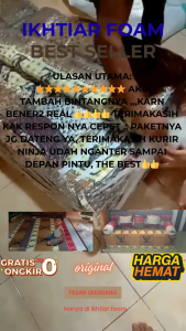 Sofa bed Inoac Sofabed no 1 Busa Inoac Ukuran 200X180X20 dan 15 cm EOQ yellow D20 Asli Sofa 3 in 1 Sofa Bed Modern Dengan Bantal Sofa Lipat Katun Elegan - Lazada