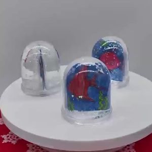 Christmas Snow Globe Snowballs Products Photo Craft Paper Frame Other Plastic