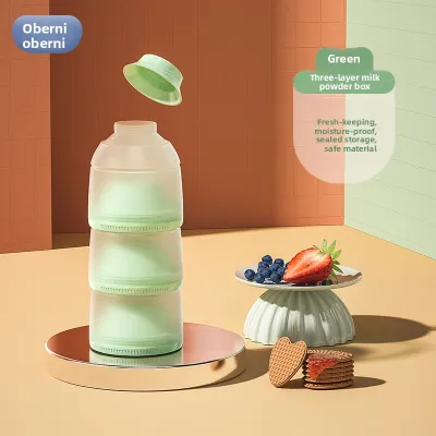oberni | Portable Baby Formula Container with Sealed Compartments