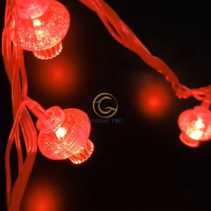32L MINI RED Lantern CNY String Light Waterproof String Light CNY Decoration Red Light Chinese New Year Lampu Lip Lap