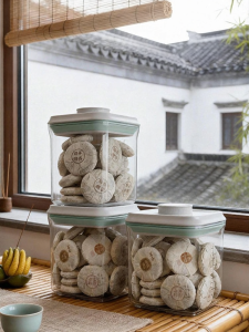 Ankou | Press Airtight Tea Cake Storage Jar