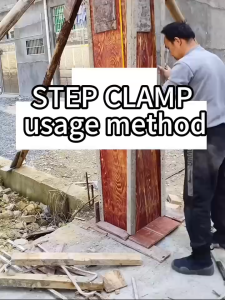 Step Clamp Cnstruction Carpentry Fire Sickle Buckle Construction Card Head Scraping Hook Hot Rolling Form (1pcs)