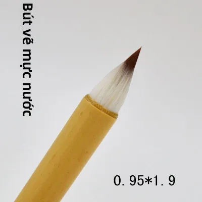 Bút Mực Truyền Thống Phong Cách Bắc Tấn Đầu Bắp Cải Bút Lông Sói Mô Phỏng Bút Chữ Nhỏ Đầu Tròn Bút Mực Văn Phòng Phẩm