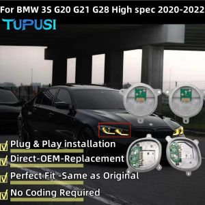 For BMW 3 series 2020-2022 angel Eyes Laser DRL RGB multicolor LED boards G20 G21 GTS daytime running lights Lemon Yellow DRL
