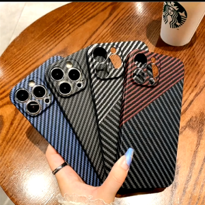 Googlehitech Samsung Galaxy S25 Ultra (เรือจากประเทศไทย) เคสชาร์จไร้สาย Magsafe คาร์บอนไฟเบอร์แบบมีพื้นผิว เคสแข็ง 2 ชั้น ฝาหลัง