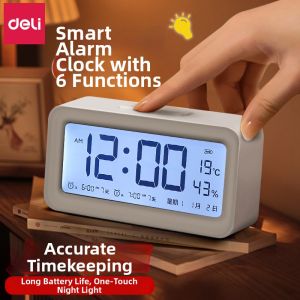 deli | Intelligent Wake-up Student Electronic Clock