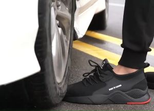 รองเท้าเซฟตี้สนีกเกอร์ รองเท้าเซฟตี้ รองเท้าเซฟตี้ รองเท้าหัวเหล็ก Safety shoes รุ่น เบา สบาย ระบายอากาศ ป้องกันการชน ป้องกันการแทง รองเท้านิรภัย