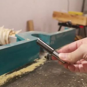 1PC 1/2 " Shank Mở Rộng Lưỡi Dao Thẳng Bộ Định Tuyến Bit Đường Kính 11-22mm Có Rãnh Máy Phay Đồ Gỗ Cho Máy CNC