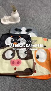 Eatkit Tas Bekal Karakter Hewan Lunch Bag Cooler Thermal Bag High Quality Waterproof