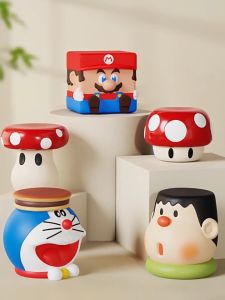 Cartoon Shaped Small Stool Low Stool Sitting Pier Home Door Shoe Changing Stool Cute Creative Sofa Stool Bench Shoe Changing Stool