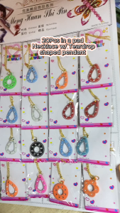 20Pcs Party Gift Golden Necklace w/Pendant Teardrop Design Pad For Party Gift-Loot bag Filler