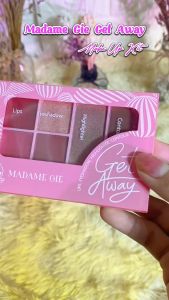 Madame Gie Get Away Make up Kit / MakeUp Face Pallete / Lips Eyeshadow Blush On Contour 128gr