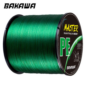 BAKAWA 4 Strands 300M 500M 100M fishing line X4 PE braided fishing accessories For fishing equipment Fishing goods carp fishing