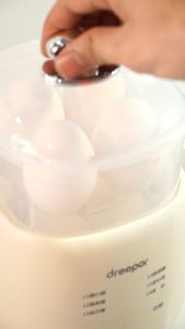 Dreepor Egg Cooker: A Multifunctional Breakfast Appliance\\n\\n Introduction to the Dreepor Egg Cooker\\n\\nThe Dreepor Egg Cooker is a versatile household breakfast appliance designed to make preparing small boiled eggs, steamed eggs, and auxiliary food a breeze. This multifunctional egg cooker offers six types of fine cooking, one-button touch operation, a 9.5-hour reservation function, anti-scalding design, cooking synchronization, and accurate temperature control. With its easy-to-use interface and wide range of features, the Dreepor Egg Cooker is perfect for busy families and individuals looking to streamline their morning routine.\\n\\n Key Features of the Dreepor Egg Cooker\\n\\n* Six types of fine cooking: The Dreepor Egg Cooker allows users to cook six different types of eggs, including soft-boiled, hard-boiled, poached, scrambled, steamed, and deviled eggs.\\n* One-button touch operation: With just a single touch, users can start the cooking process, making it easy to prepare delicious eggs every morning.\\n* 9.5-hour reservation function: Users can set the egg cooker to start cooking at a specific time, ensuring that eggs are ready when they wake up.\\n* Anti-scalding design: The Dreepor Egg Cooker features an anti-scalding design, which prevents hot steam from escaping and keeps users safe while using the appliance.\\n* Cooking synchronization: The egg cooker ensures that all eggs are cooked evenly, resulting in perfectly prepared eggs every time.\\n* Accurate temperature control: The Dreepor Egg Cooker maintains precise temperatures throughout the cooking process, guaranteeing consistent results.\\n\\n Benefits of Using the Dreepor Egg Cooker\\n\\nUsing the Dreepor Egg Cooker has numerous benefits for households and individuals. Some of these advantages include:\\n\\n* Time-saving: The egg cooker's one-button touch operation and reservation function allow users to save time in the morning, making it easier to get ready for work or school.\\n* Consistent results: The accurate temperature control and cooking synchronization ensure that eggs are cooked evenly and consistently, resulting in delicious breakfasts every day.\\n* Versatility: The Dreepor Egg Cooker can prepare various types of eggs, making it a versatile addition to any kitchen.\\n* Safety: The anti-scalding design keeps users safe while using the appliance, preventing burns and injuries.\\n\\n How to Use the Dreepor Egg Cooker\\n\\nUsing the Dreepor Egg Cooker is simple and straightforward. Follow these steps to get started:\\n\\n Setting Up the Machine\\n\\n1. Place the egg cooker on a flat surface and plug it into an electrical outlet.\\n2. Add water to the reservoir according to the instructions provided.\\n3. Insert eggs into the egg trays, ensuring they are securely in place.\\n\\n Cooking Small Boiled Eggs\\n\\n1. Press the one-button touch operation to start cooking small boiled eggs.\\n2. Wait for the egg cooker to finish cooking and beep to signal completion.\\n3. Remove the eggs carefully using the provided tongs.\\n\\n Steaming Eggs & Auxiliary Food\\n\\n1. Place eggs or auxiliary food items into the steaming tray.\\n2. Press the one-button touch operation to start steaming.\\n3. Wait for the egg cooker to finish cooking and beep to signal completion.\\n\\n Additional Features of the Dreepor Egg Cooker\\n\\nThe Dreepor Egg Cooker offers several additional features that enhance its functionality:\\n\\n* One-button touch operation: Users can easily start cooking with just a single touch.\\n* 9.5-hour reservation function: Set the egg cooker to start cooking at a specific time, ensuring that eggs are ready when users wake up.\\n* Anti-scalding design: Prevents hot steam from escaping, keeping users safe while using the appliance.\\n\\n Conclusion & Final Thoughts\\n\\nThe Dreepor Egg Cooker is a highly versatile household breakfast appliance that offers numerous benefits for busy families and individuals. With its six types of fine cooking, one-button touch operation, 9.5-hour reservation function, anti-scalding design, cooking synchronization, and accurate temperature control, this multifunctional egg cooker is the perfect addition to any kitchen. Whether you're looking to streamline your morning routine or simply enjoy delicious breakfasts every day, the Dreepor Egg Cooker is an excellent choice.\"