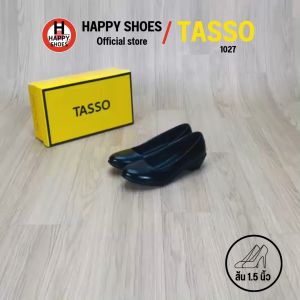 [🥇ของแท้100%🔢ไซส์35-43👠ส้น1.5นิ้ว] TASSO รุ่น 1027 รองเท้าคัทชูนักศึกษาหญิง รองเท้าหนังนุ่มส้น รองเท้าพิธีการ ทรงสวย พื้นนุ่ม สวมใส่สบายเท้า