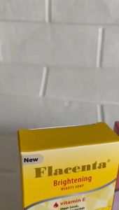 Paket Murah!! 3pc PLACENTA Brightening Beauty Soap 80gr - Sabun Pencerah Seluruh Badan/Lightening Soap Anti Jerawat cod