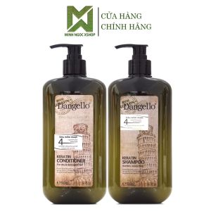 Dầu gội xả phục hồi siêu mượt Dangello Keratin 500ML