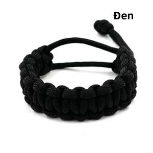 1PC Có Thể Điều Chỉnh Khẩn Cấp Vòng Tay Dệt Tay Dây Paracord Dây Đeo Tay Cho Cắm Trại Đi Bộ Đường Dài Hoạt Động Ngoài Trời Dây Cứu Sinh Phụ Kiện