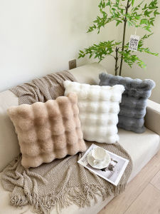Búp Bê Thỏ Bông Mềm Mại Ghế Sofa Phòng Khách Trang Trí Nhà Quà Tặng Sinh Nhật Cho Bé Gái Lưng Ghế Giường Hình Chữ Nhật Đơn Giản Hiện Đại
