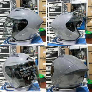 helm half face HELM GM G1 SINGLE VISOR Light Smoke