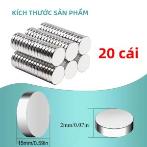 Mini Nam Châm Tròn 15x2/18x2/19x2mm Bộ Dành Cho Thủ Công Mỹ Nghệ Bảng Trắng Lưu Trữ Dụng Cụ Nhiều Kích Cỡ Khác Nhau Gói 1000