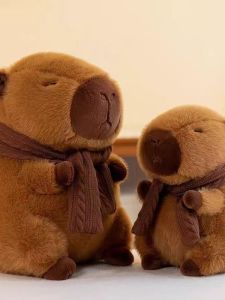 Adorable Capybara Plush Toy Pillow Doll Super Large Stuffed Doll Sleeping Companion Girl Birthday Gift Soft PP Cotton Filled
