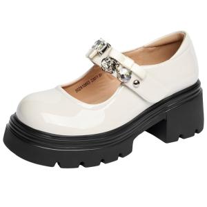 Josiny | Mary Jane Thick Sole British Style Ladies Flat Shoes