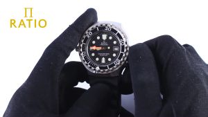 RATIO FreeDiver 2nd Generation Diver Watch Sapphire Crystal Quartz Movement Dive Watch 1000M Water Resistant Diving Watch for Men