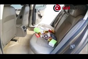 Auto Backseat Multi-Pocket Folding Seat Back Multi-Pocket Storage Bag Organizer Car Hanging bag