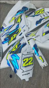0749 (COD) Sticker Decal CRF 150 L FullBody Komb Crome Dan Stabilo Bebas Request Terbaru - Sticker Premium CRF Terbaru - Sticker Variasi CRF 150L Terbaru - Sticker Striping CRF 150L Terbaru