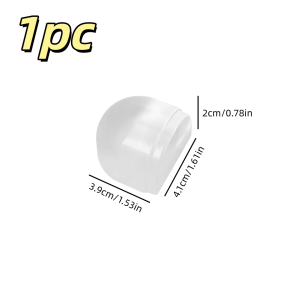 Non Perforated Transparent Door Stopper Used for Wall Protection as Well as Door Buffering for Home and Office Wall Protection
