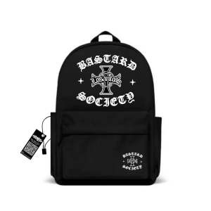 Tas Ransel Pria Backpack Losantos Bastard Society Free Sticker