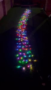 2025 Raya Fairy Light 6m*0.8m String Lights Waterproof Outdoor LED String Lights Fairy Light Garden Curtain Light Lampu Taman New Year Christmas Decoration