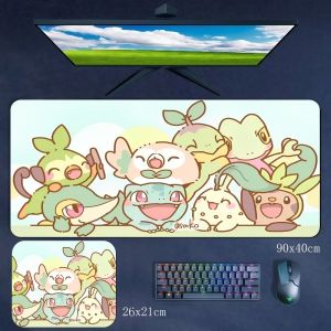 Potdemiel | Tấm Lót Chuột Cao Su Độ Phân Giải Cao 90x40cm Kích Thước Lớn Khóa Cạnh Chống Trượt Tấm Lót Bàn Cho Văn Phòng Kích Thước Nhỏ 26x21cm Tiện Lợi