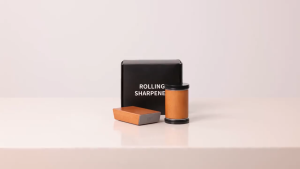 Rolling Knife Sharpener Kit Kitchen Knivies Sharpener Knife Magnetic Knife Holder Diamond Sharpening Stone with 15 20 Degrees