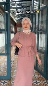 Dini Sett Dapat Rok Dan Atasan Bahan Crinkle Air Flow