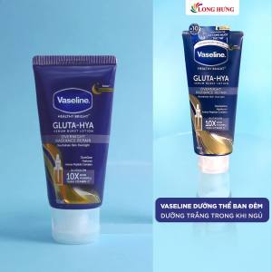Sữa dưỡng thể Vaseline Gluta-Hya 70X Serum Burst Lotion OverNight Radiance Repair (300ml)
