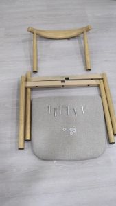 ZTQS M17 เก้าอี้กินข้าว ลายไม้ มีหลายสี ประกอบง่าย Woody Chair Hoselife