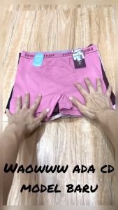 BAYIe - 6 12 PCS Celana Dalam/CD Boxer Daleman Wanita Cewek Remaja Spandek Rajut FEMA F812 PREMIUM Tanpa Jahitan ALL Size