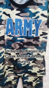 Baju Askar Budak Lelaki 1-5 Tahun Pyjamas kids Army Police FireFighter Patern1-5Year Boys and Girl