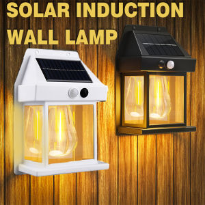 Solar Wall Light Porch Light Smart Sensor 3 Modes Waterproof Ideal for Camping Outdoor Yard Garden Decor BBQ Fishing