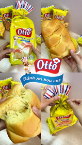 Combo 2 Túi Bánh mì Hoa Cúc Otto Phạm Nguyên - Otto Brioche Tressée 290g (bao bì mới)