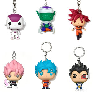 Bandai | Dragon Ball Z Keychains Cartoon Anime Figures Son Goku Master Roshi Children Pendant Collection Decoration Model Toys Gifts