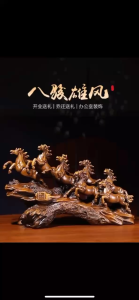 Running Horse Table Decor Living Room Home Decoration Resin Modern Elegant Luxury