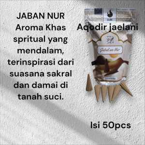Buhur Dupa Kerucut Qodha Aroma Jabal An-Nur isi 50 pcs pengharum ruangan aromaterapi dupa bukhur Original